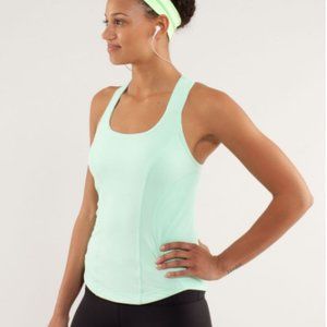 Green Lululemon Gym top